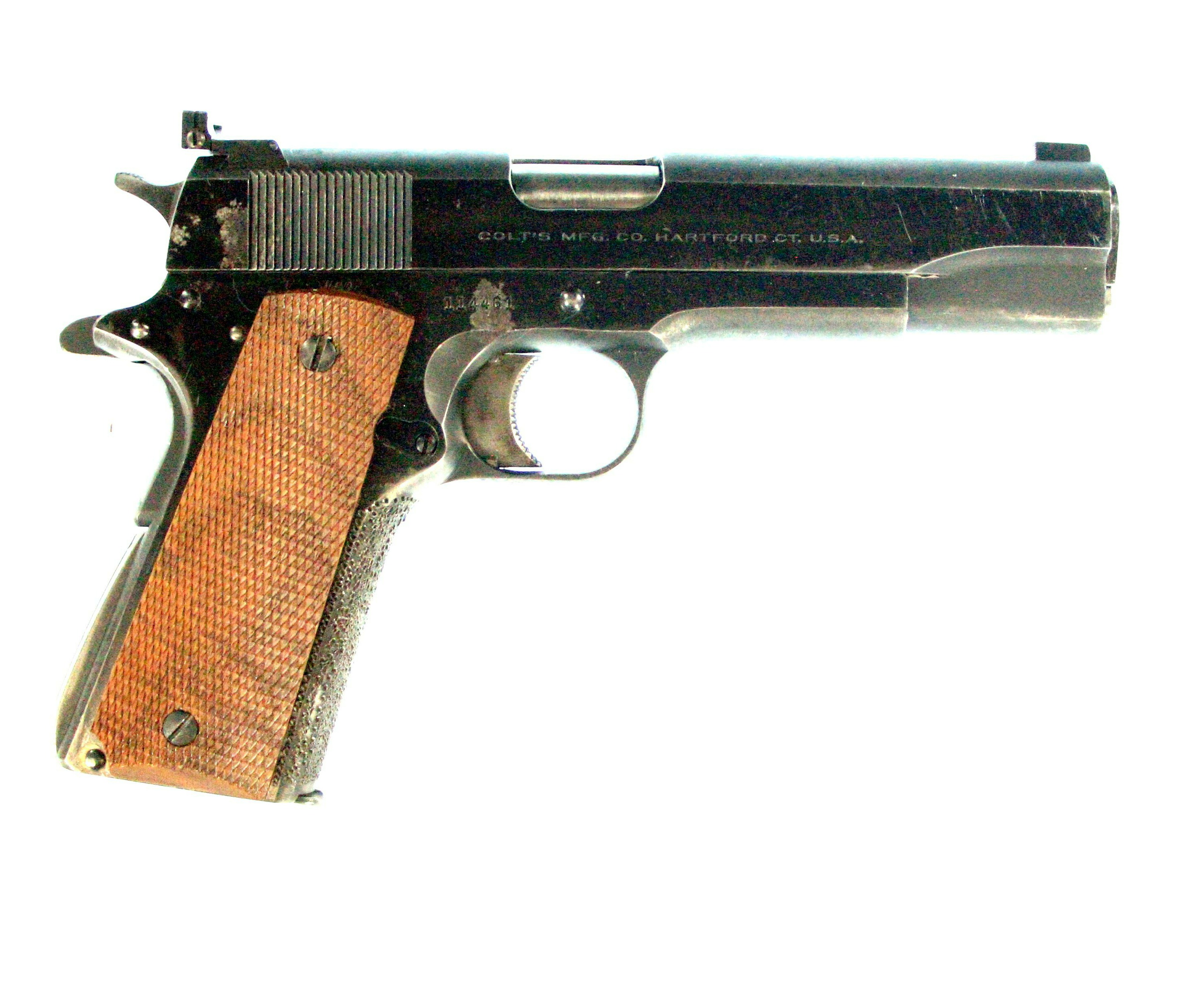 Colt Government Model Conversion to 38 Special Mid-Range wadcutter, 11461, Mfg. 1931